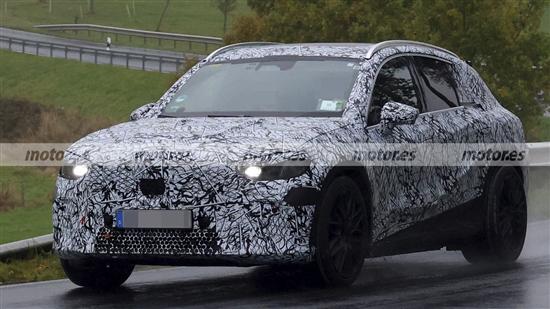 靠谱的配资 纯电续航可达700km AMG GLC 53 EQ谍照曝光